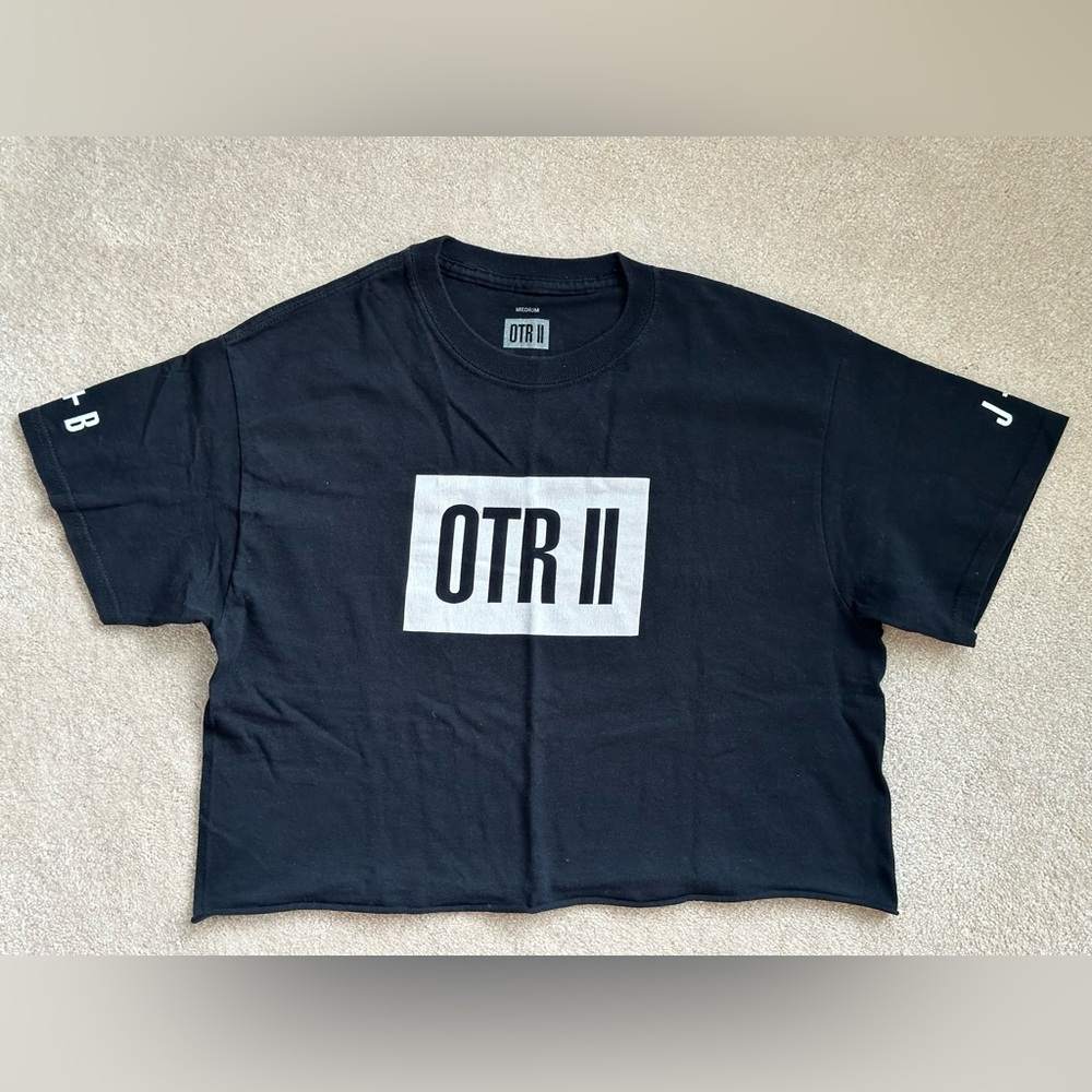 OTR II Beyoncé + Jay-z Official Concert Merch | Cropped Shirt